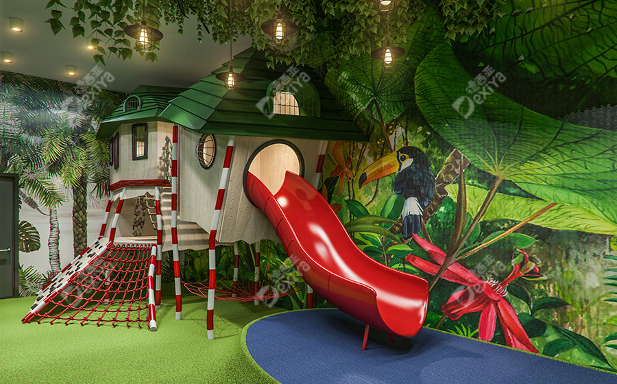 室内儿童乐园-无动力游戏区-定制室内游乐设备-德西亚游乐